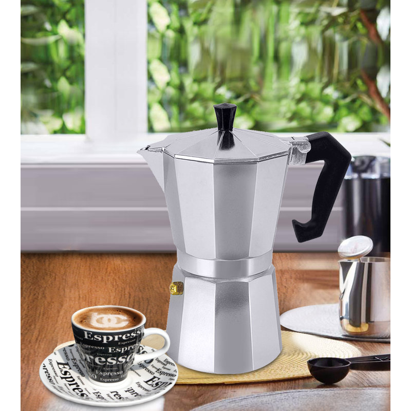 Bene Casa 1Shot Aluminum Espresso Maker Wayfair